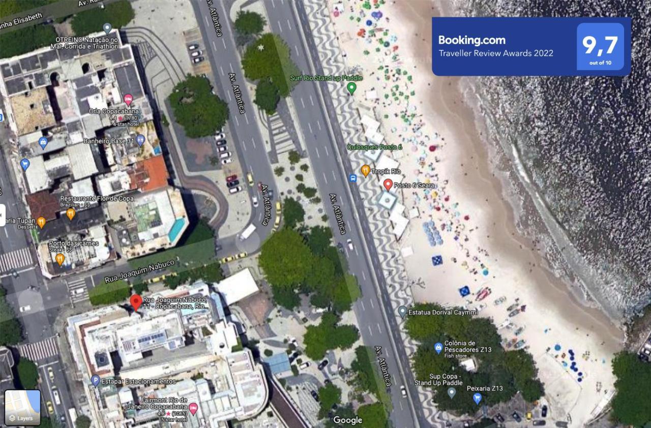 Praia De Copacabana Fantastica! Appartamento Rio de Janeiro Esterno foto
